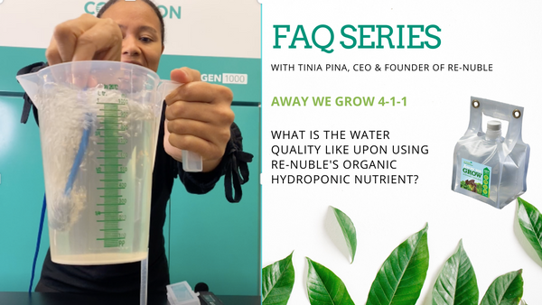 water soluble organic hydroponic nutrient