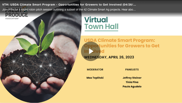 Re-Nuble Discusses USDA Climate Smart Program at International Fresh Produce Association