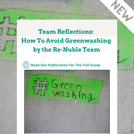 Team Reflections: How To Avoid Greenwashing in CEA