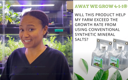 water soluble organic hydroponic nutrient